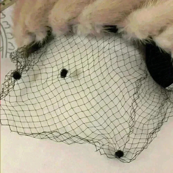 Vintage Mink pillbox hat - Picture 3 of 6